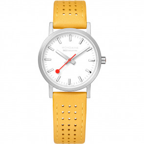 Horlogeband Mondaine A658.30323.16SBD / FE3116.50Q.2 Leder Geel 16mm